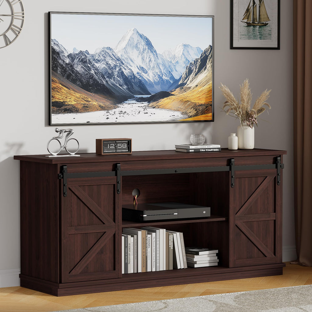 Rustic Oak 4 Drawer TV Stand V1765