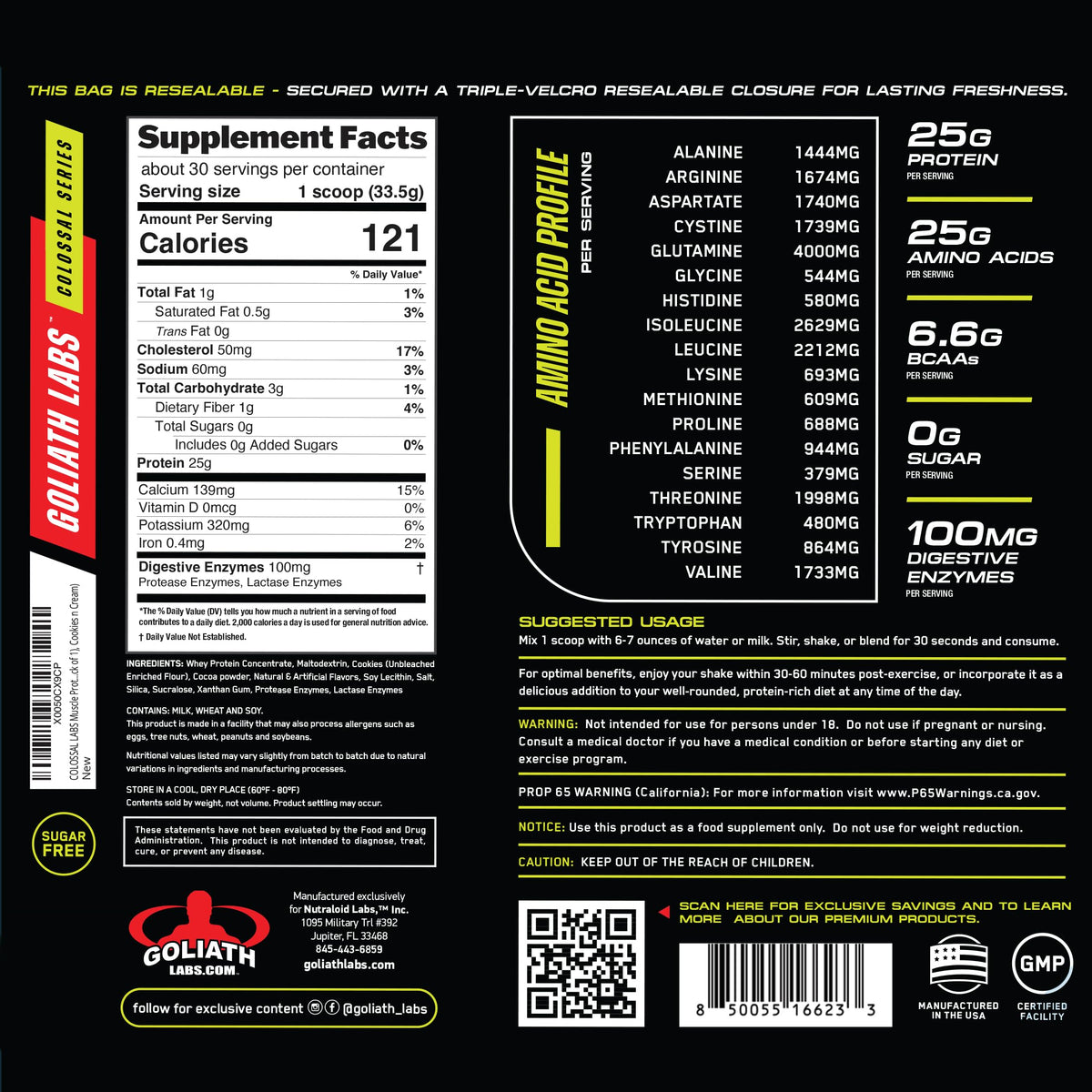 Whey Protein Powder Strawberry 5 lbs O34221