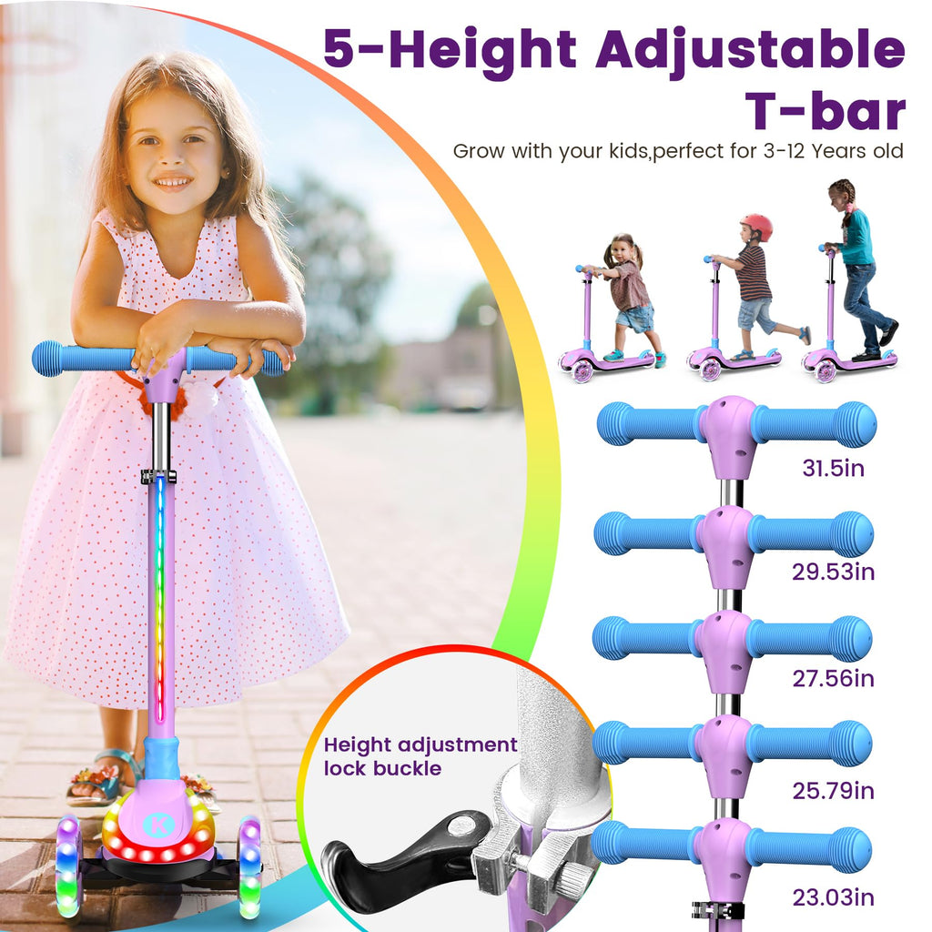 3 Wheel Foldable Kids Scooter T698576
