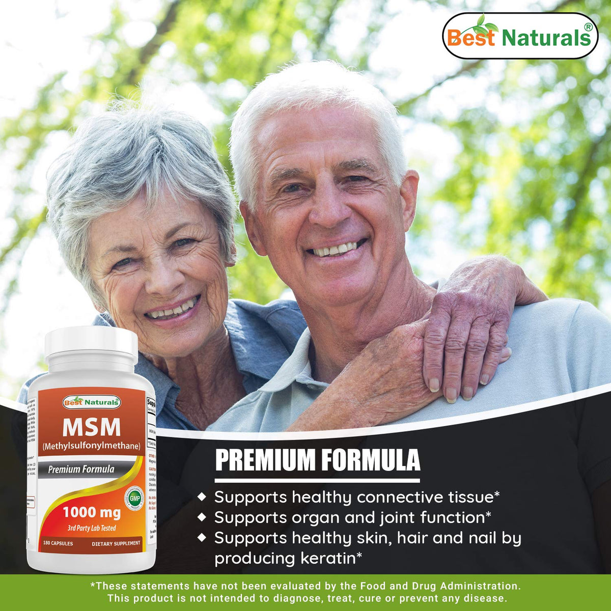 Extra Virgin Coconut Oil & MSM 1000 mg O51101