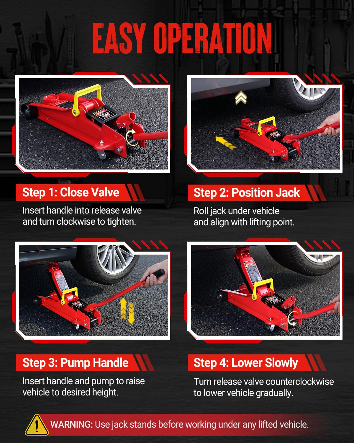2.5 Ton Hydraulic Trolley Floor Jack X2599