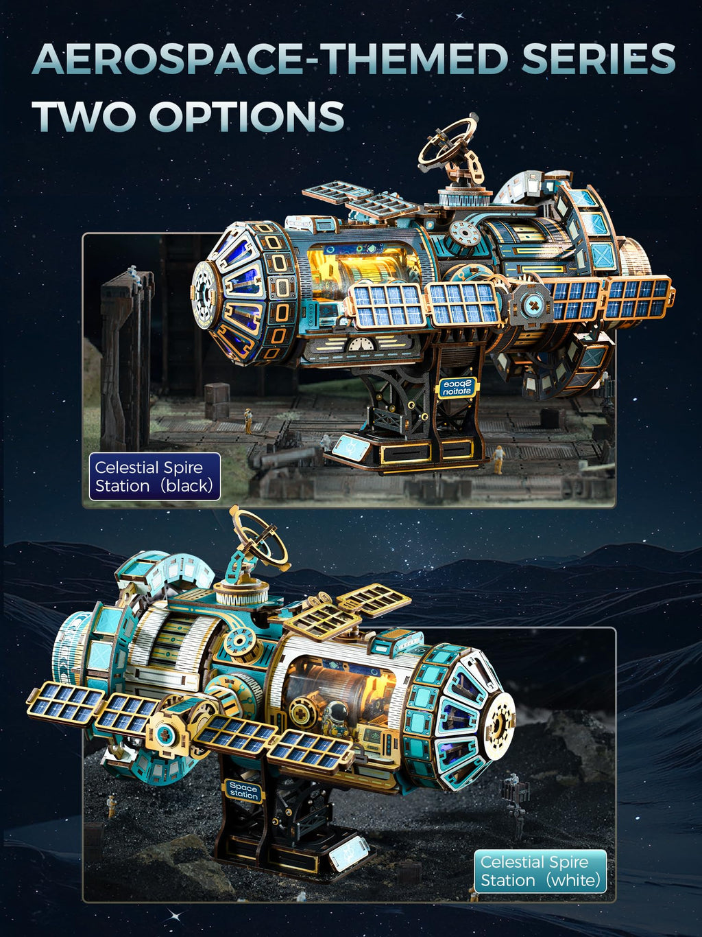 511-Piece 3D Puzzle Mechanical Model Kit with Lights, Music & Motor O8640