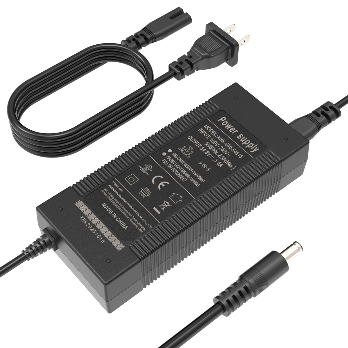 54.6V Charger for 48V Lithium Batteries L377