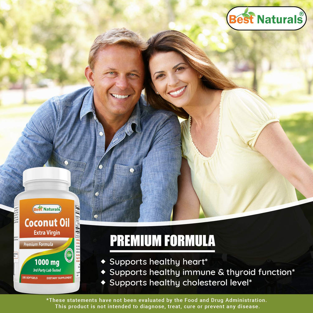 Extra Virgin Coconut Oil & MSM 1000 mg O51101