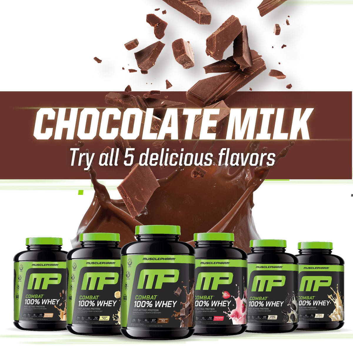 Chocolate Milk Whey Protein Powder 5 lb Y75129