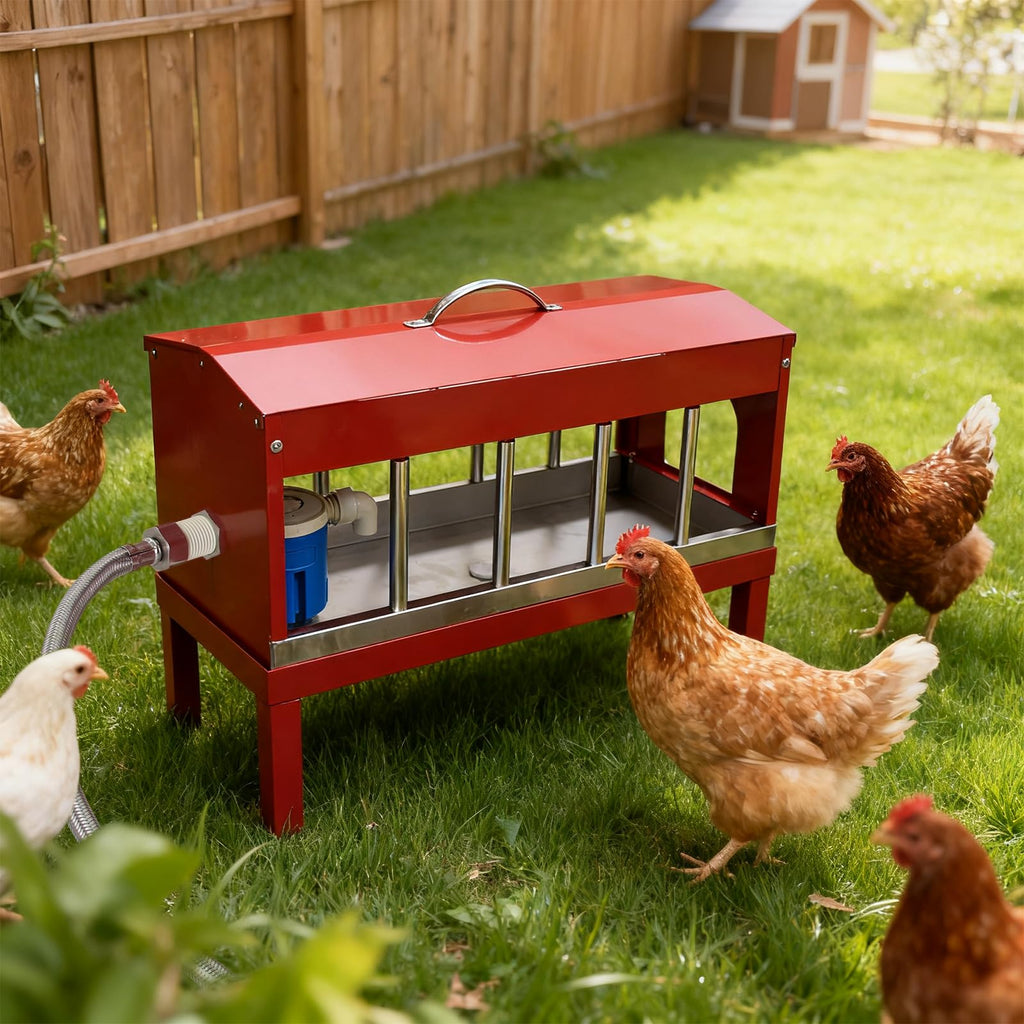 Automatic Chicken Waterer with Detachable Legs W341482
