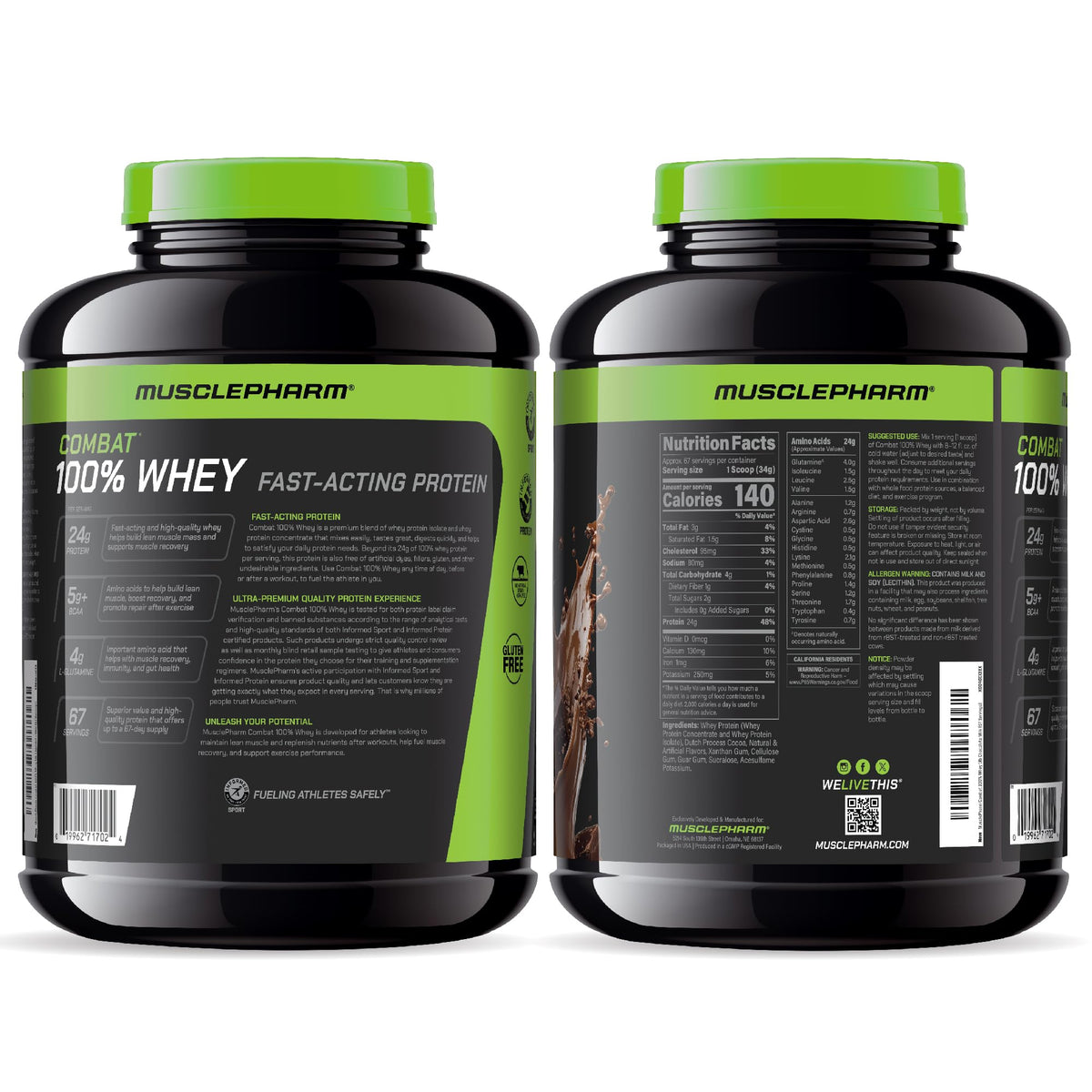 Chocolate Milk Whey Protein Powder 5 lb Y75129