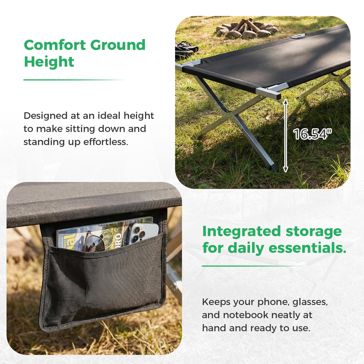 Portable Folding Camping Cot U651