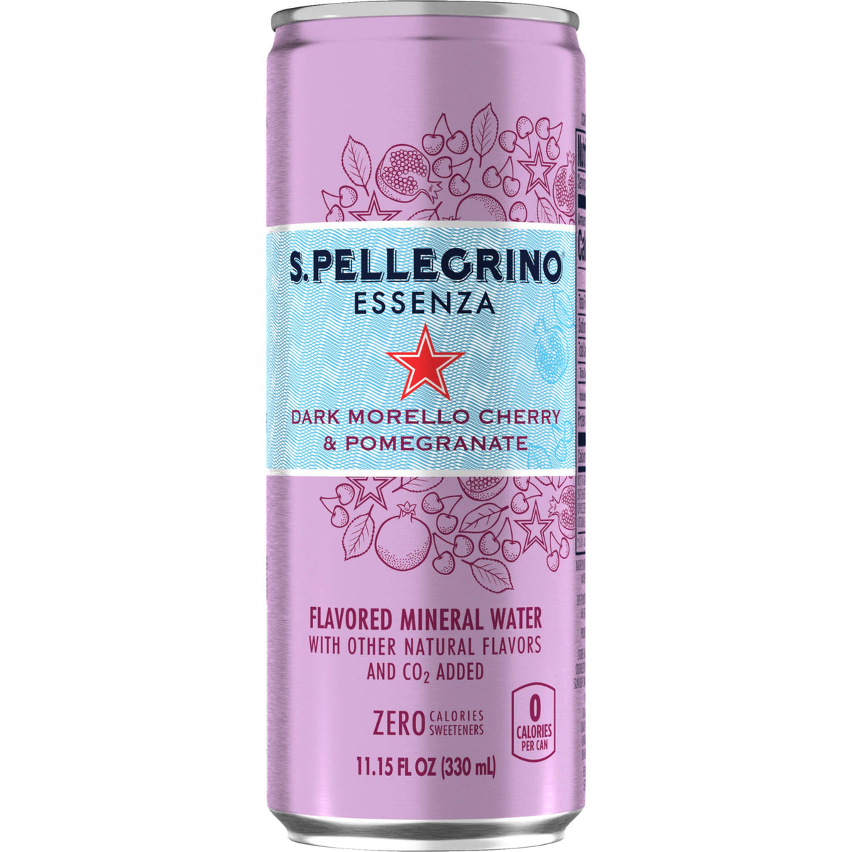 Dark Morello Cherry & Pomegranate Sparkling Water 11.2 Fl Oz (pack of 8) Y2664
