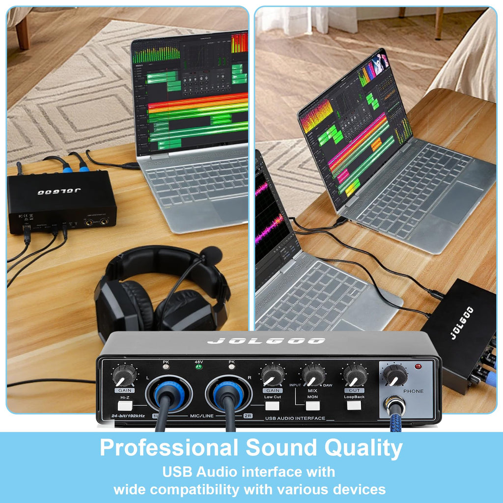 2x2 USB Audio Interface, 24-Bit/192kHz K68976