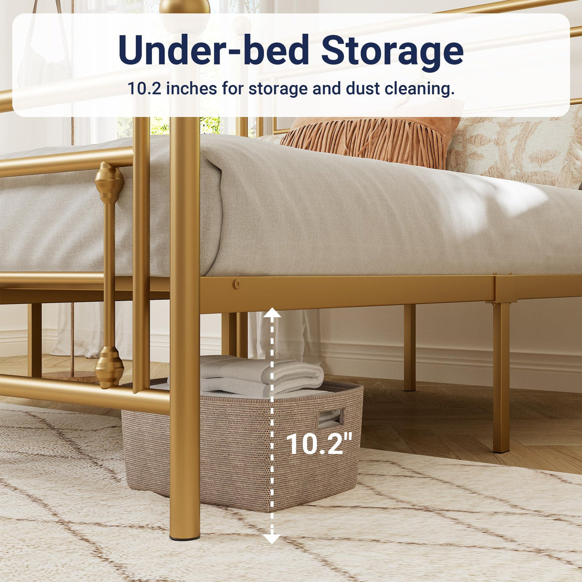 Full Size Metal Platform Bed Frame V605113