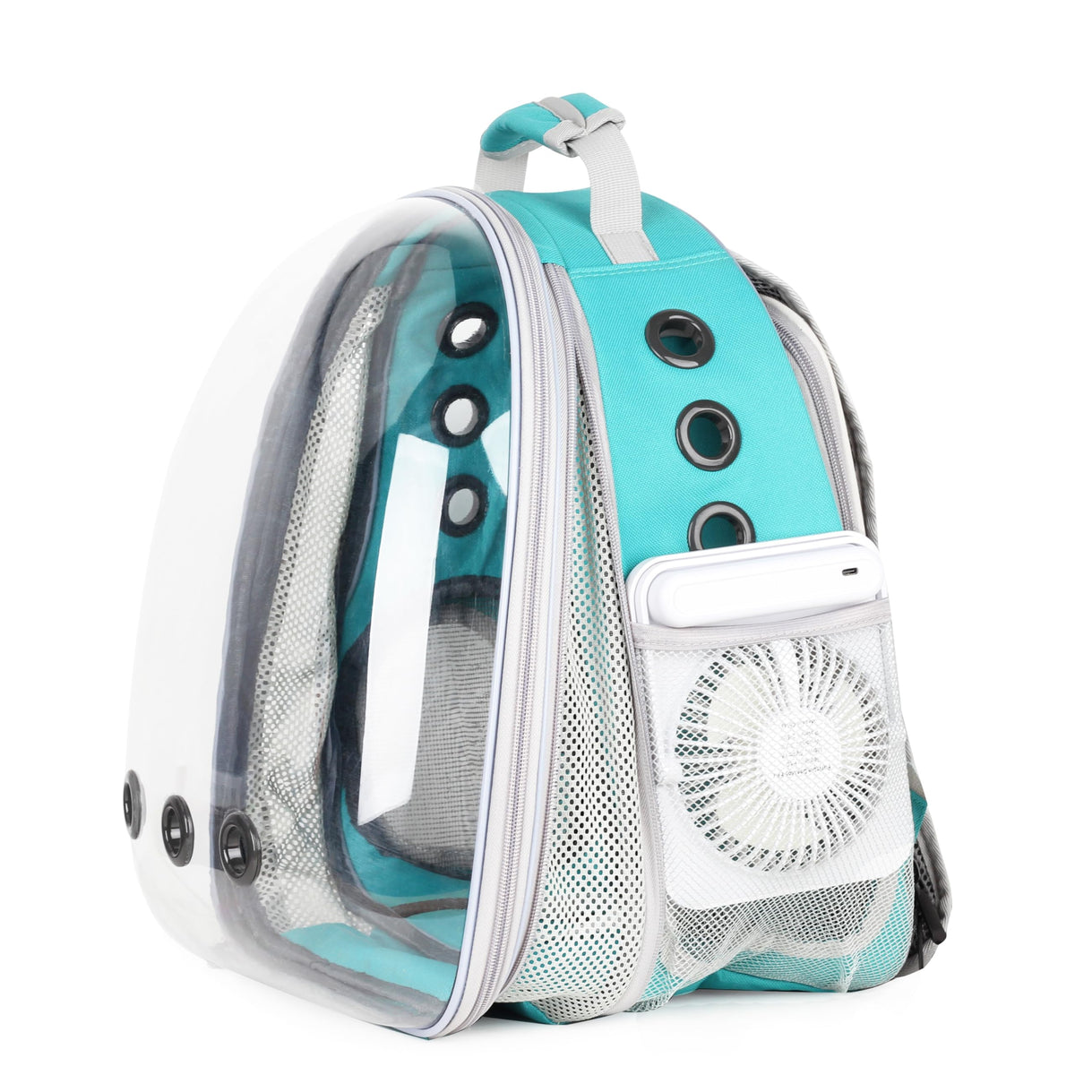 Expandable Cat Backpack with Mini Fan I49553