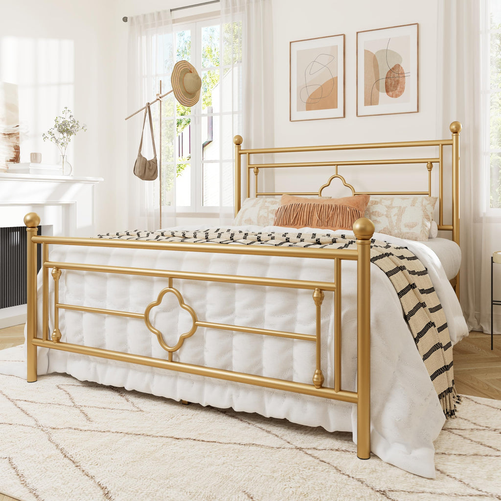 Full Size Metal Platform Bed Frame V605113