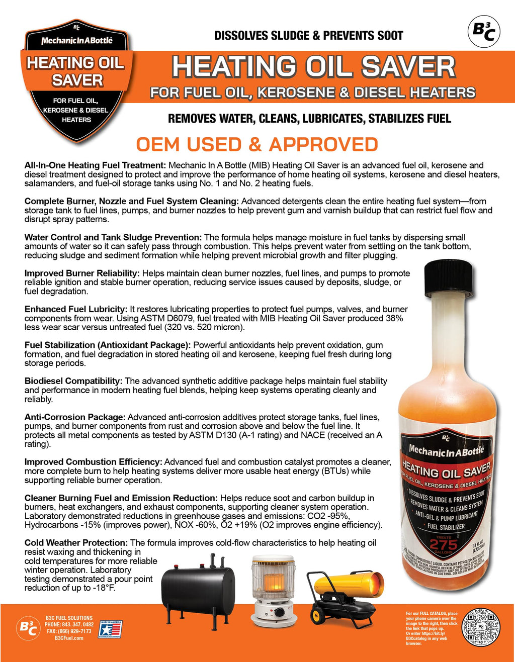 Home Heating Oil Additive 16 oz 2 Pack O2268
